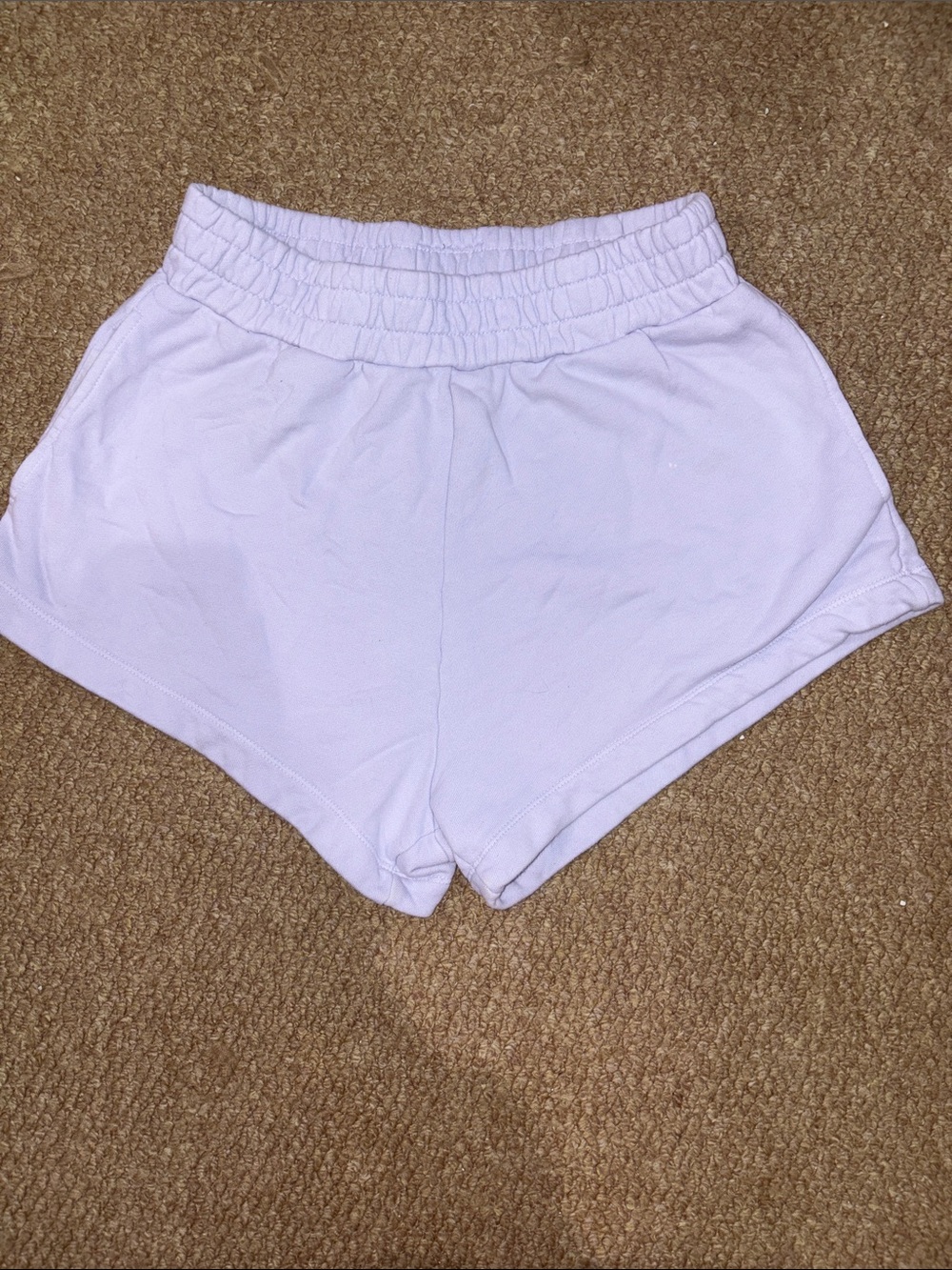 Daily Drills Pastel Lavender Women's Athletic Shorts - Picture 3 of 4
